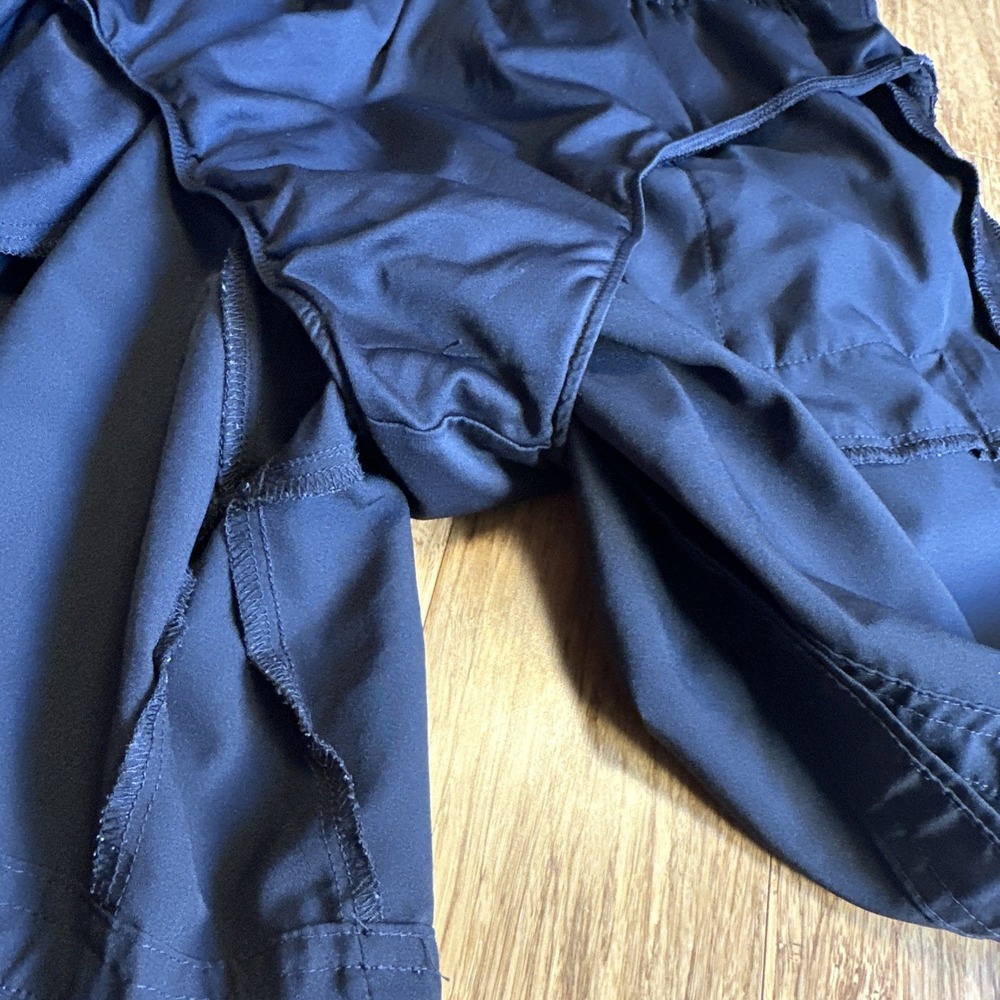 Adidas Men's Black 3 Stripes Woven Athletic Training Shorts 5" Inseam Liner EUC - Picture 7 of 10